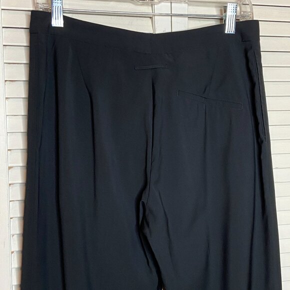 Vtg 2000s JEAN PAUL GAULTIER Femme Navy Blue 100% Wool Cuffed Tapered Pants 8 - Picture 5 of 9